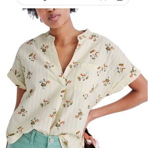 Madwell Floral Neutral Top - Sizs XS